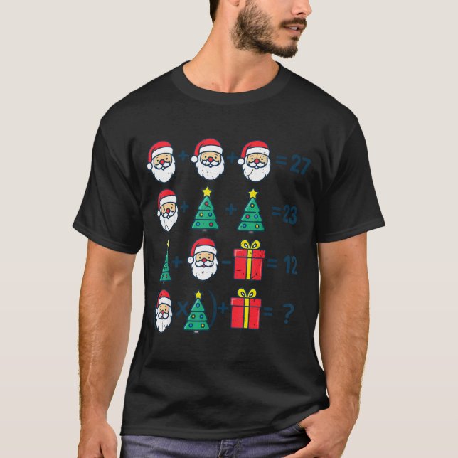 Camiseta 6 7 Order Operation Christmas Math Professor Costu (Anverso)
