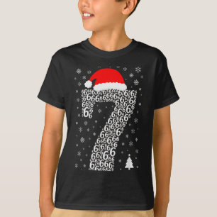 Camiseta 6 7 Seis Siete Copo de Nieve Gen Z Alpha Meme Leng