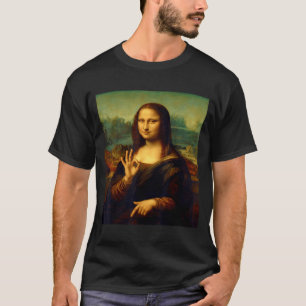 Camiseta 6 7 Seis Siete Meme 67 Divertida Mona Lisa Diverti