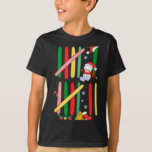 Camiseta 6 7 Six Seven 67 Meme Tally Marks Counting Christm (Anverso)
