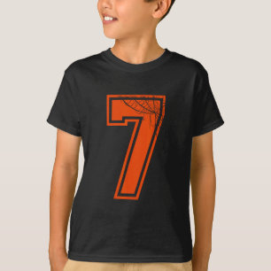 Camiseta 6 7 Spider Web Funny Halloween Costume Tee