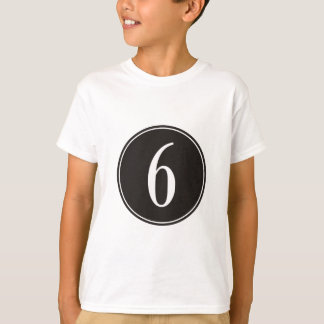 Camiseta #6 Círculo negro