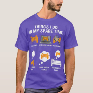 Camiseta 6 Cosas Que Hago En Mi Tiempo De Reparación Divert