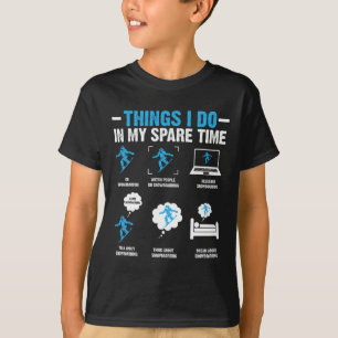 Camiseta 6 Cosas Que Hago En Mi Tiempo De Retiro Gracioso