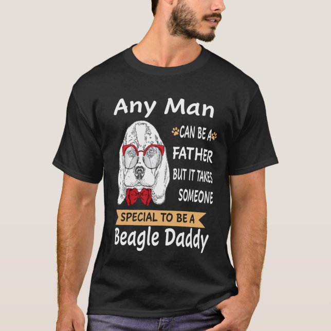 Camiseta 6 Cualquier hombre - Beagle Daddy (Anverso)