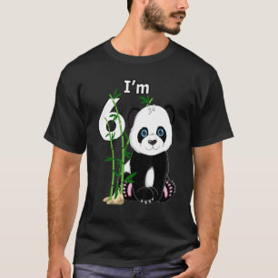 Camiseta 6 Cumpleaños 6 Años Fiesta Animal Panda 1