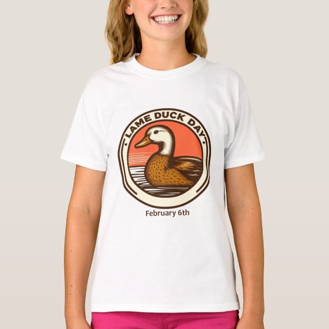 Camiseta 6 de febrero - Día del Pato Cojo (Anverso)