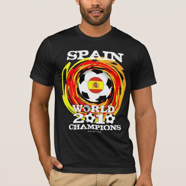 Camiseta 6 de los campeones del mundial 2010 de (Anverso)