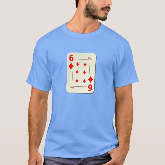 Camiseta 6 del naipe de los diamantes (Anverso)