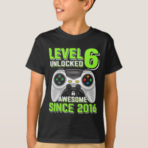 Camiseta 6 Desbloqueados Impresionantes Videojuegos 2016 6º