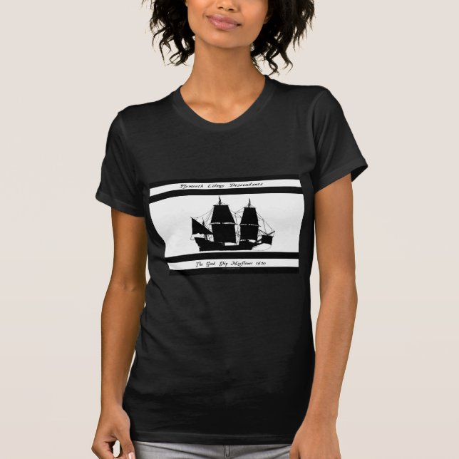 Camiseta 6 descendientes del mayflower (Anverso)