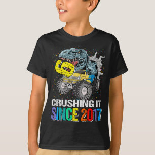 Camiseta 6 Desde 2017 Monster Truck Dinosaur 6t