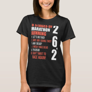 Camiseta 6 etapas de maratón en carrera para corredores 1