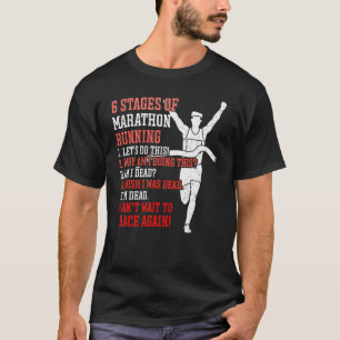 Camiseta 6 etapas de maratón en carrera para corredores 2