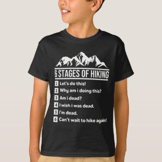 Camiseta 6 etapas de senderismo