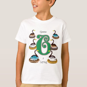 Camiseta 6 gansos una colocación