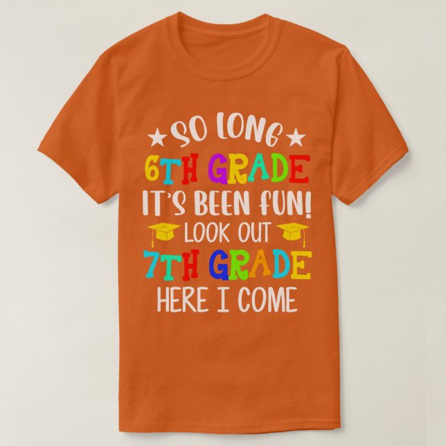 Camiseta 6 Graduación 7° Grado Acá Llego Clase O (Diseño del anverso)