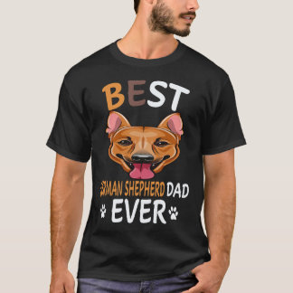 Camiseta 6 mejores pastor alemán Papá nunca pastor alemán
