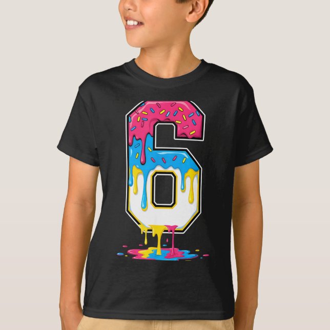 Camiseta 6 Number Seven Team Srts Ice Cream Drip Matching V (Anverso)
