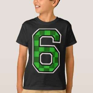 Camiseta 6 Número coincidente 67 Meme Hombres Mujeres Chico
