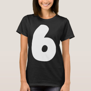 Camiseta 6 Número Seis Siete 67 Gen Alfa jerga T divertido