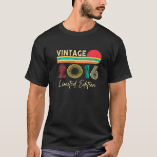 Camiseta 6 Years Old Bday Born In 2016 Vintage 6Th Birthday