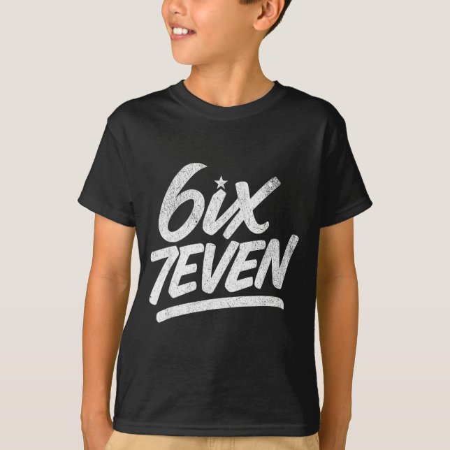 Camiseta 6ix7even 67 Six Seven 6 7 Boys Girls Teens Kids Te (Anverso)