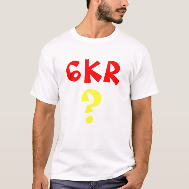 Camiseta 6KR misterio T (Anverso)