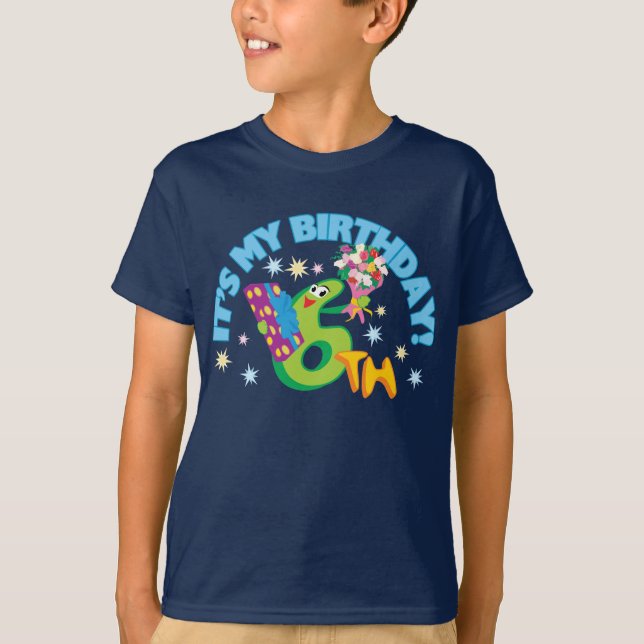 Camiseta 6to Cumpleaños (Anverso)