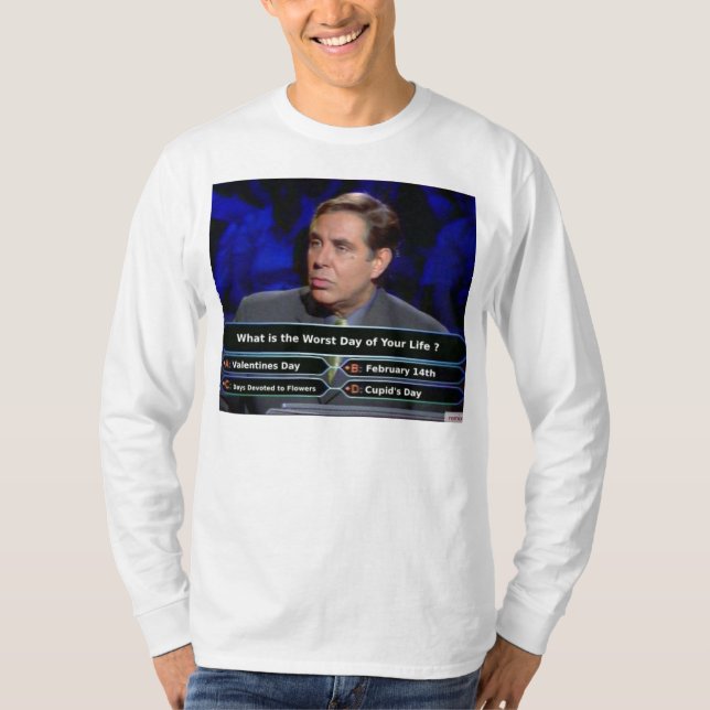 Camiseta 6to Día anual de las Anti-Tarjetas del día de San (Anverso)