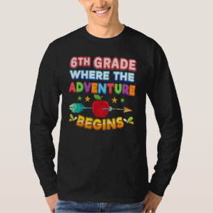 Camiseta 6to Grado Donde Comienza La Aventura De Regreso A 