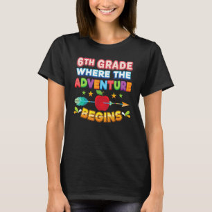 Camiseta 6to Grado Donde Comienza La Aventura De Regreso A 
