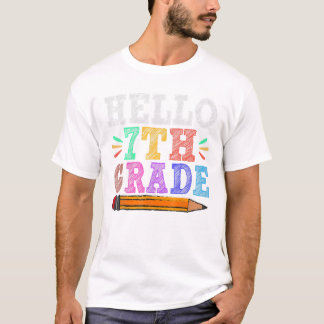 Camiseta 7º Profesor de Tercer Grado Divertido