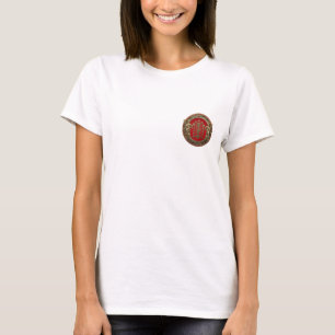 Camiseta [700] Dos Ninurtas de oro con árbol de la vida