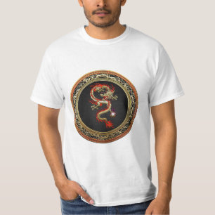 Camiseta [700] Dragón chino de oro Fucanglong