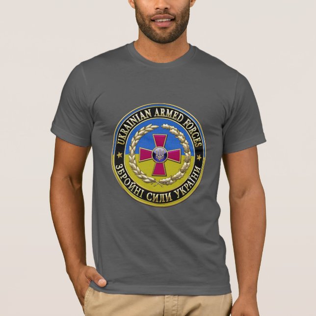 Camiseta [700] Fuerzas armadas de arma del ucraniano (Anverso)
