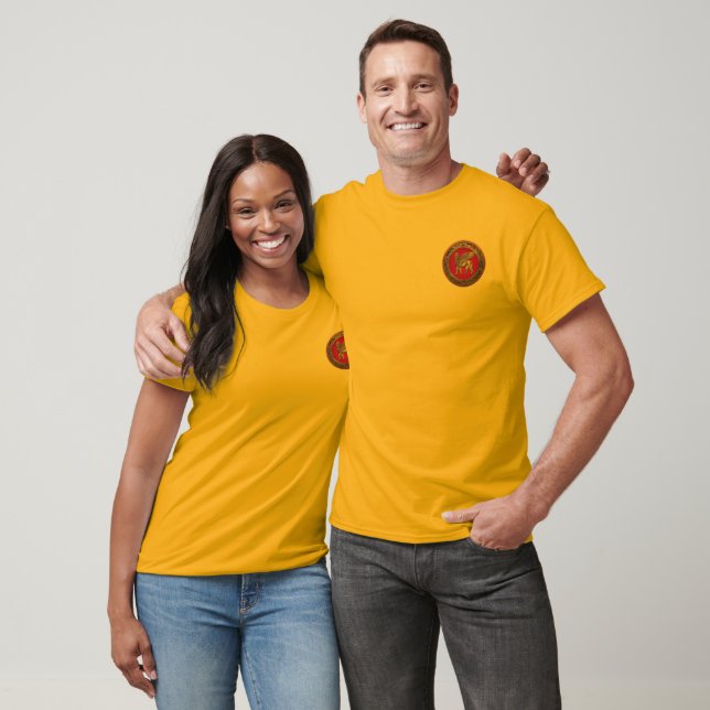 Camiseta [700] León alado asirio - Lámparas de oro (Unisexo)