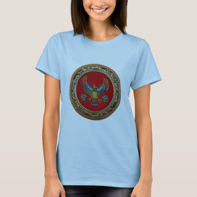 Camiseta [700] Tesoro: Halcón Egipcio (Anverso)