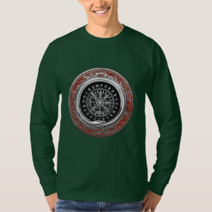 Camiseta [700] Vegvisir - Viking Silver Magic Runic Compass