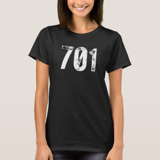 Camiseta 701 Area Code North Dakota Mobile Telephone Area C