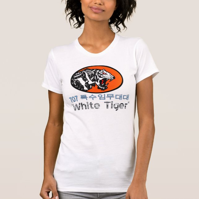 Camiseta 707o SMB "tigre blanco " (Anverso)