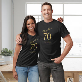 Camiseta 70.ª Fiesta De Cumpleaños