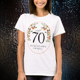 Camiseta 70.ª Vintage Floral