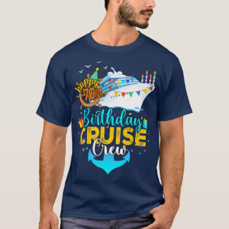 Camiseta 70.º Crucero de Cumpleaños