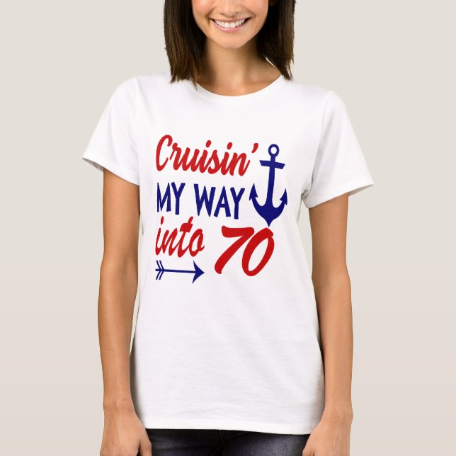 Camiseta 70.º cumpleaños (Anverso)