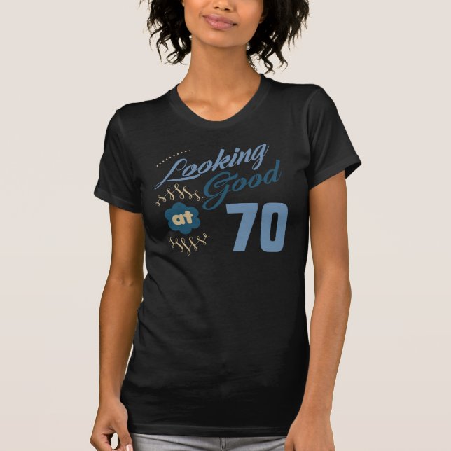 Camiseta 70.º cumpleaños bien (Anverso)