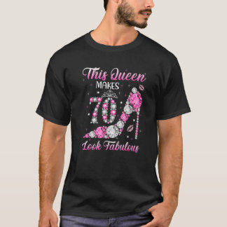 Camiseta 70.º Cumpleaños De Las Mujeres Queens 1952 Alta De