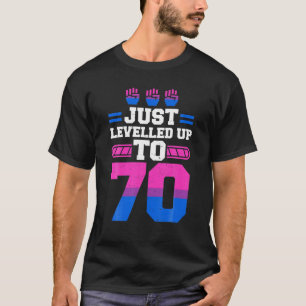 Camiseta 70.º Cumpleaños Se Levantó El Videojuego De Vocabu