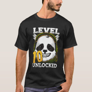 Camiseta 70.º Panda Nivel De Oso 70 Juego Desbloqueado