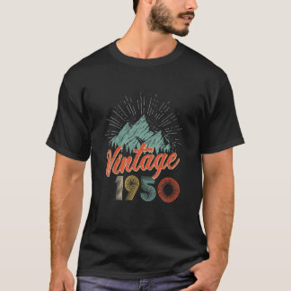Camiseta 70.º Regalo De Cumpleaños Camping Vintage 1950 Cam
